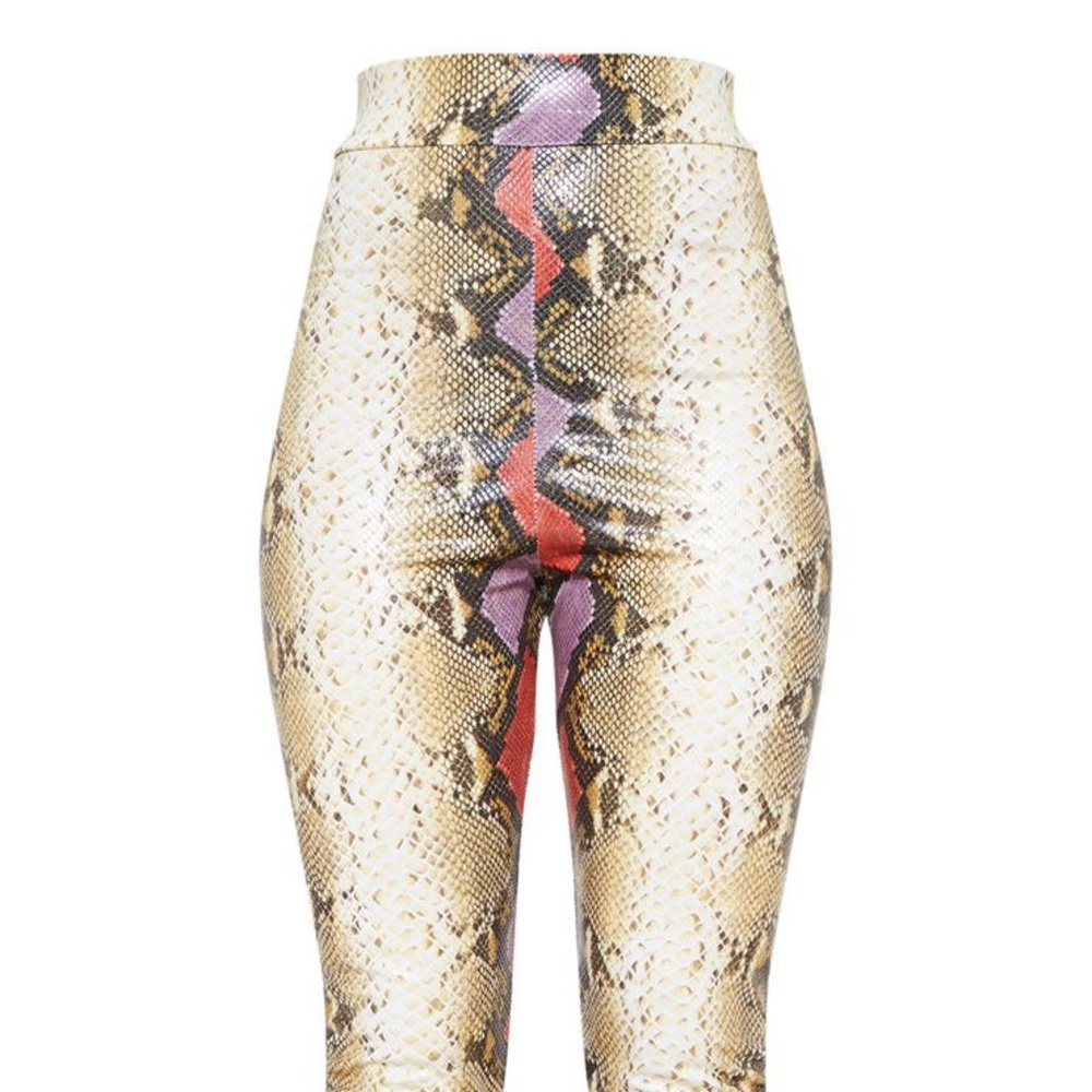 Snakeskin pants!